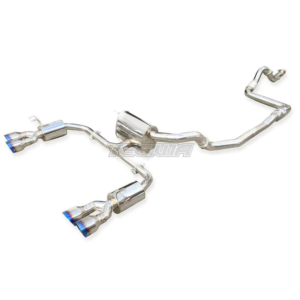 INVIDIA Q300 TI CAT BACK EXHAUST SYSTEM HONDA CIVIC TYPE R FK2 15+ LHD