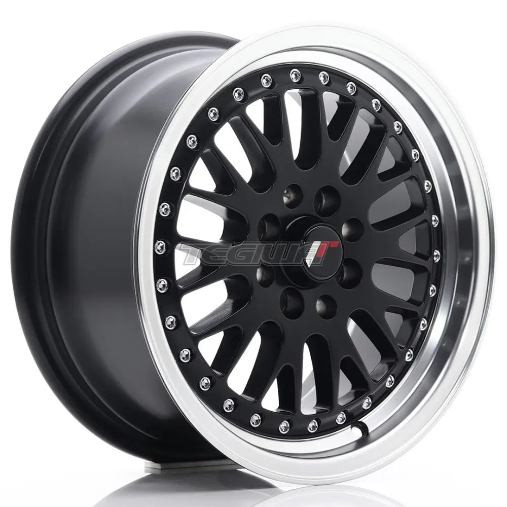 Japan Racing Jr10 Alloy Wheel 15X7 Et30 4X100/108 Matt Black With Machined Lip Wheels