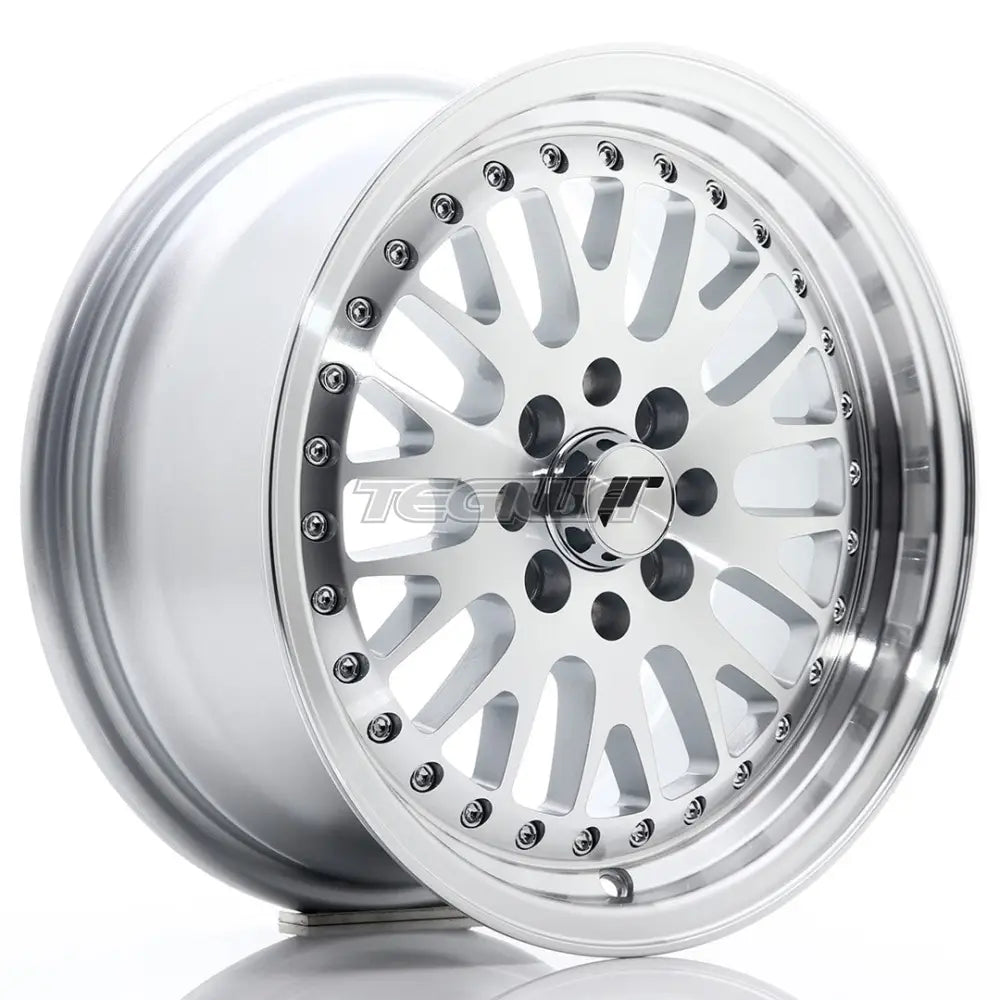 Japan Racing Jr10 Alloy Wheel 15X7 Et30 4X100/108 Silver Machined Face Wheels