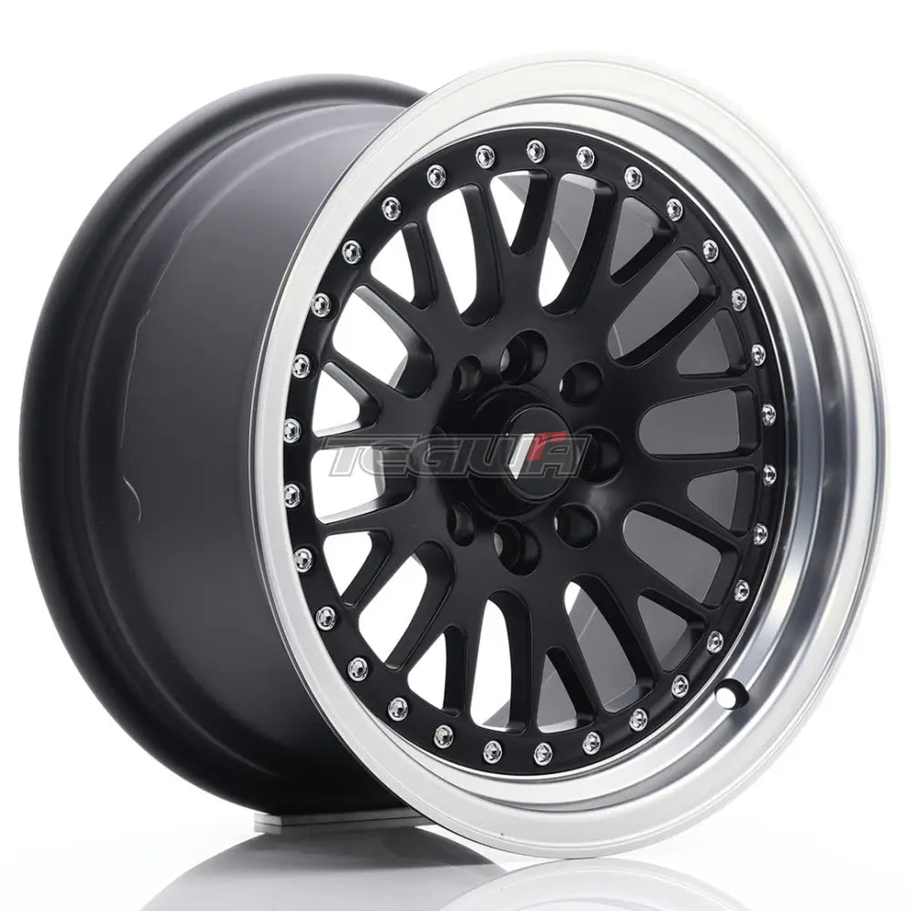 Japan Racing Jr10 Alloy Wheel 15X8 Et20 4X100/108 Matt Black With Machined Lip Wheels