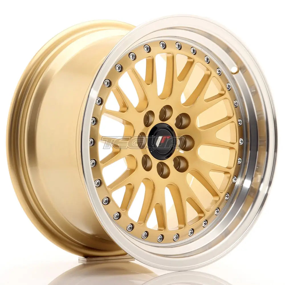 Japan Racing Jr10 Alloy Wheel 16X8 Et20 4X100/108 Gold With Machined Lip Wheels