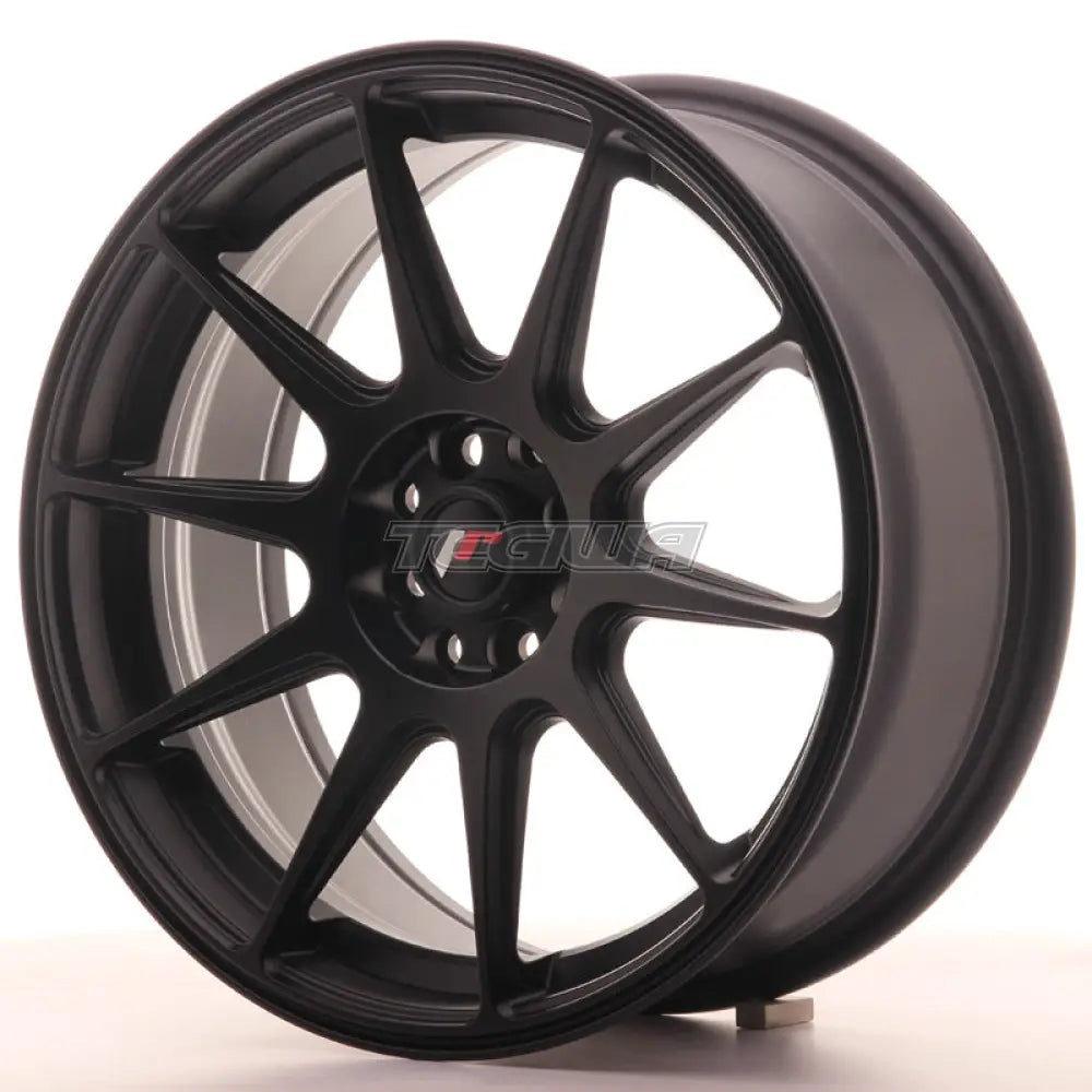 Japan Racing Jr11 Alloy Wheel 17X7.25 - 4X100 / 4X108 Et25 Matt Black Clearance Wheels