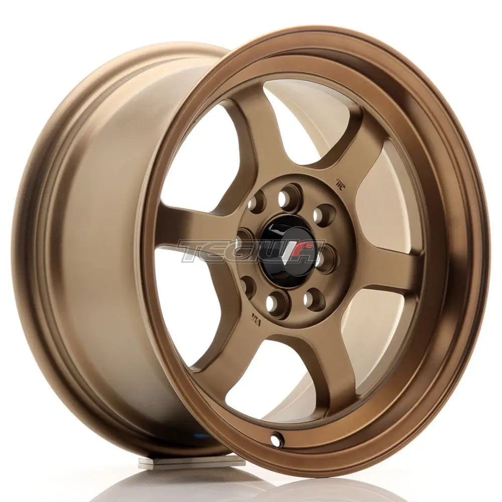 Japan Racing Jr12 Alloy Wheel 15X7.5 Et26 4X100/108 Dark Anodize Bronze Wheels