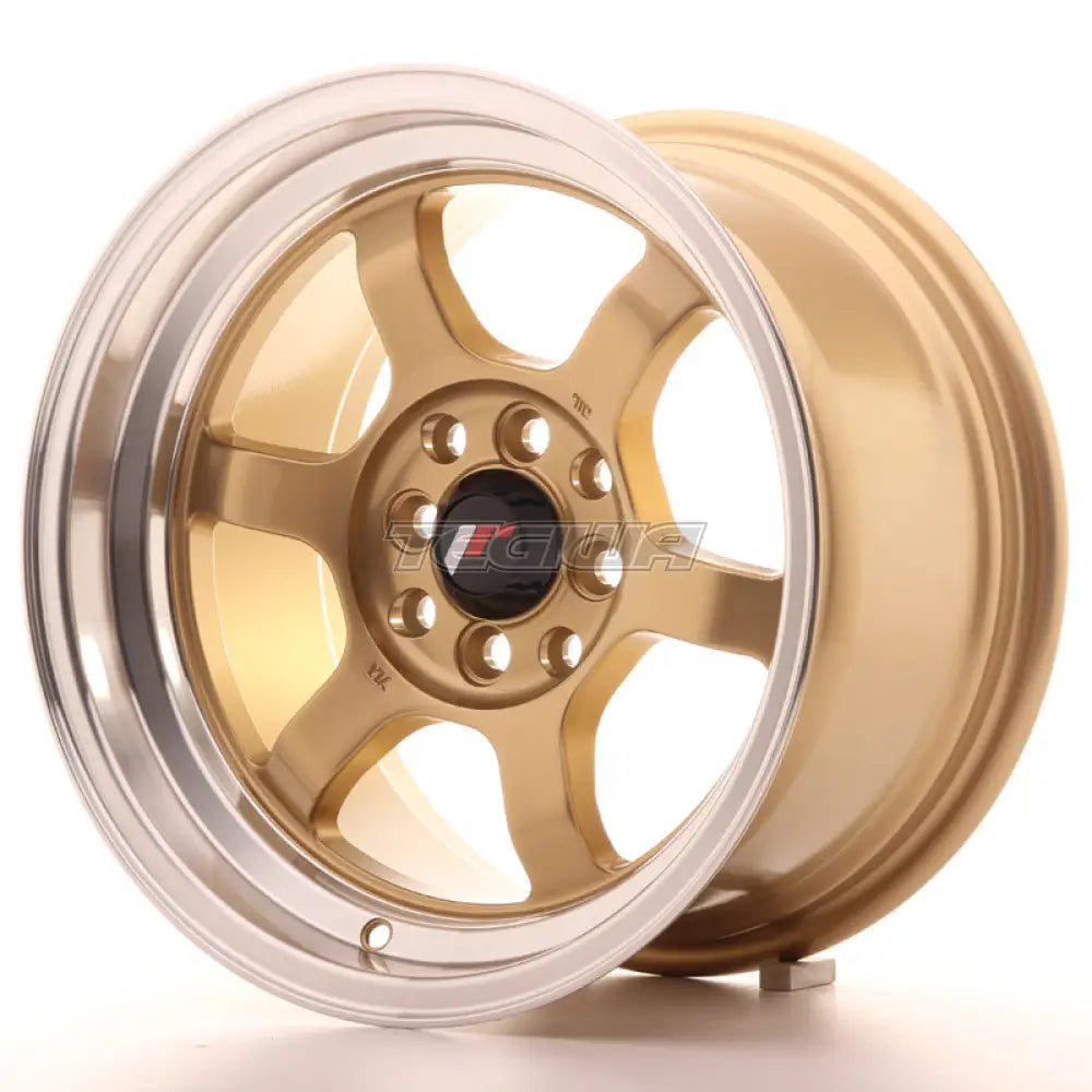 Japan Racing Jr12 Alloy Wheel 15X8.5 - 4X114.3 / 4X100 Et13 Gold Clearance Wheels