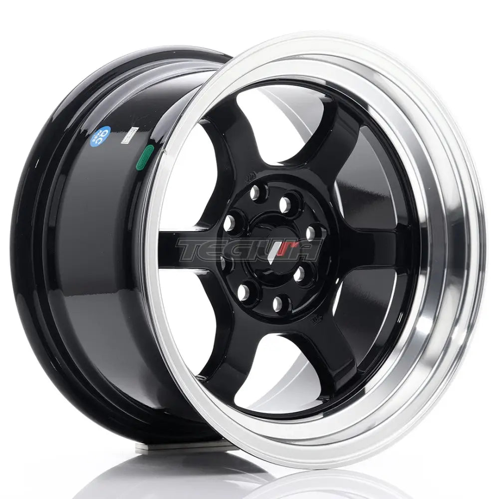 Japan Racing Jr12 Alloy Wheel 15X8.5 Et13 4X100/114 Gloss Black Wheels