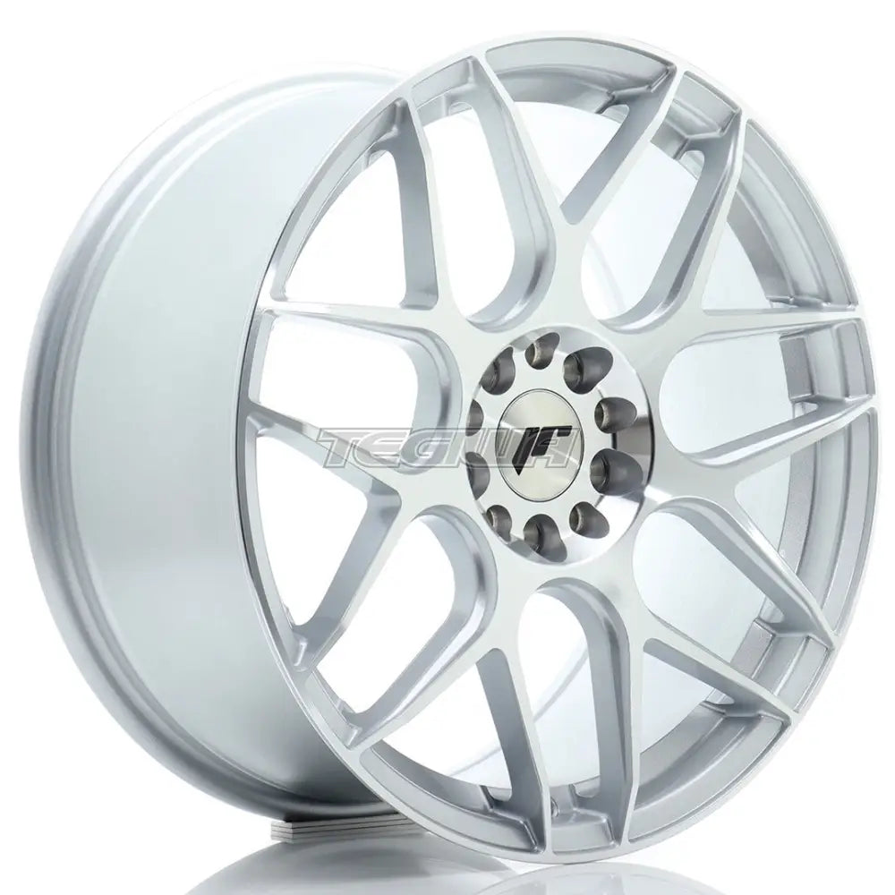 Japan Racing Jr18 Alloy Wheel 18X8.5 Et35 5X100/120 Silver Machined Face Wheels