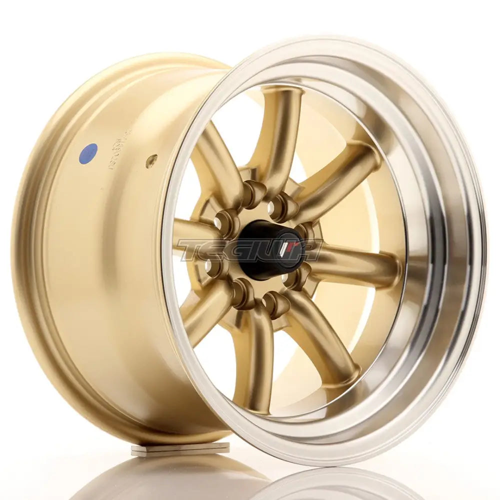 Japan Racing Jr19 Alloy Wheel 15X9 Et-13 4X100/114 Gold Wheels