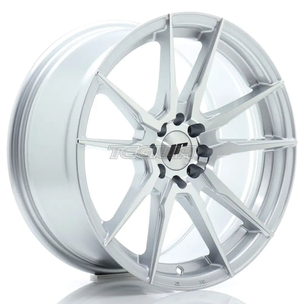 Japan Racing Jr21 Alloy Wheel 17X8 Et25 4X100/108 Silver Machined Wheels