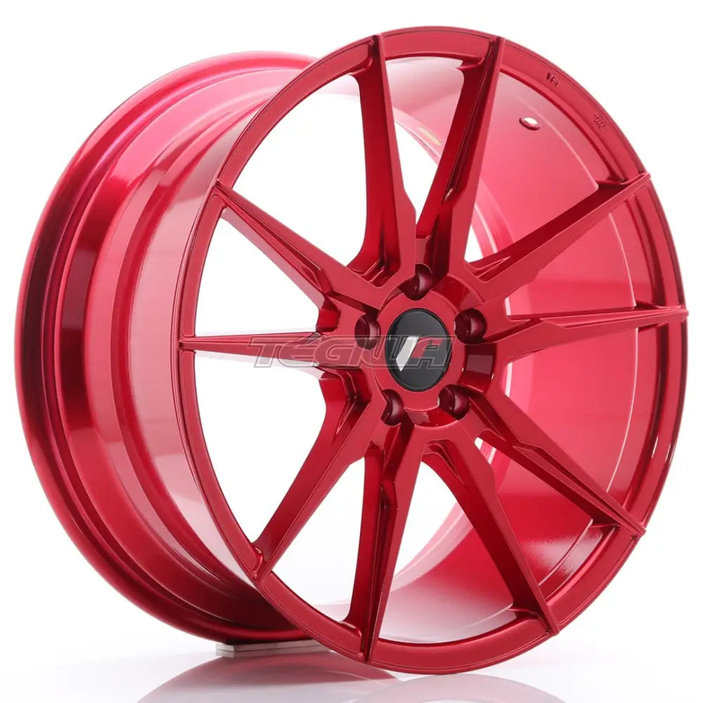 Japan Racing Jr21 Alloy Wheel 19X8.5 Et35 5X120 Platinum Red Wheels