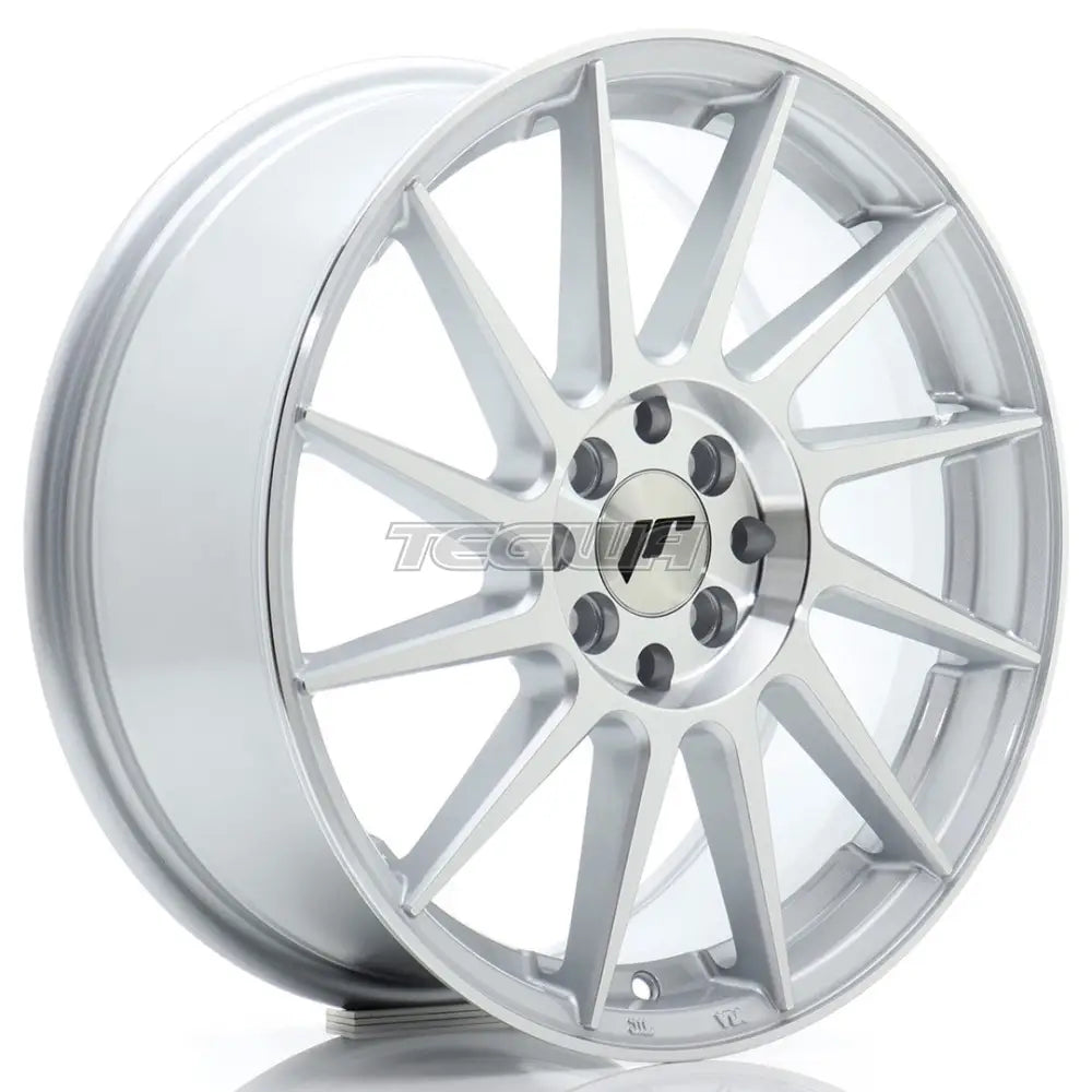 Japan Racing Jr22 Alloy Wheel 17X7 Et25 4X100/108 Silver Machined Face Wheels