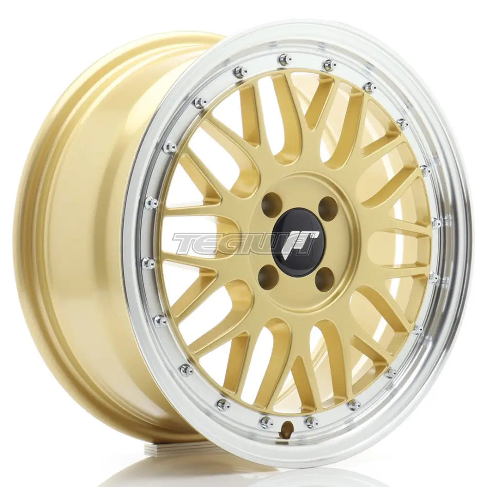 Japan Racing Jr23 Alloy Wheel 16X7 Et20 4X100 Gold With Machined Lip Wheels