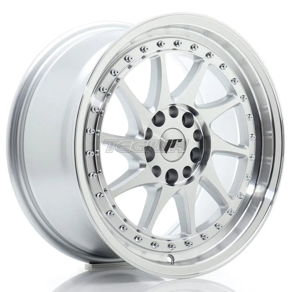 Japan Racing Jr26 Alloy Wheel 16X8 Et25 4X100/108 Silver Machined Face Wheels