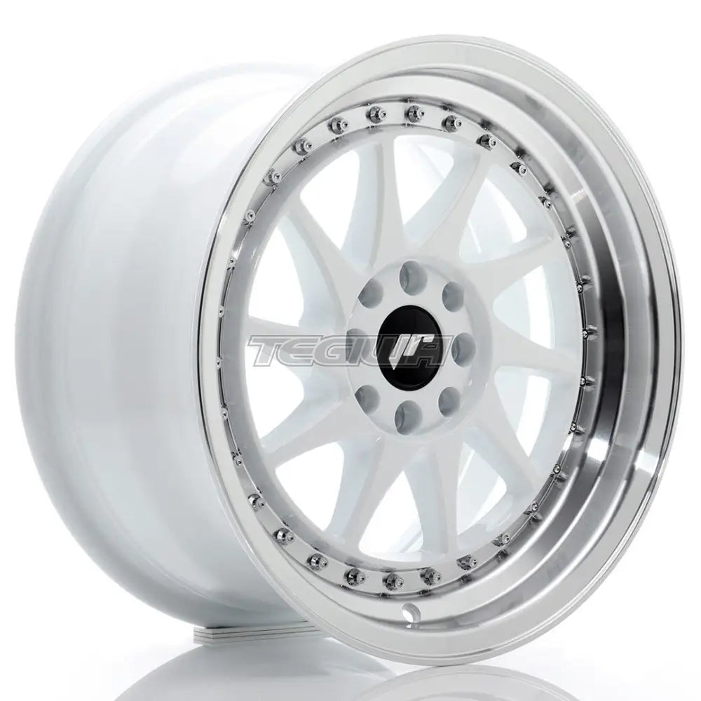 Japan Racing Jr26 Alloy Wheel 16X8 Et25 4X100/108 White With Machined Lip Wheels