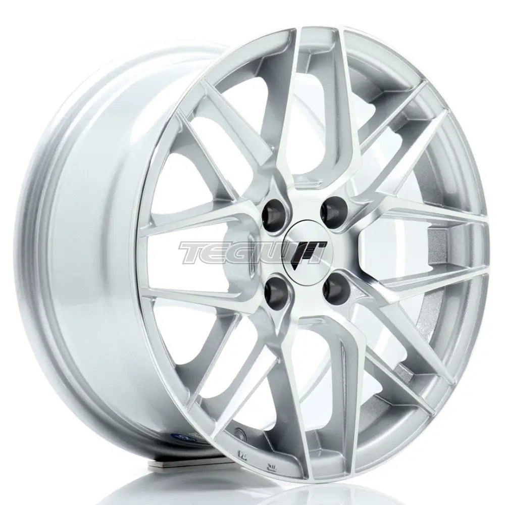 Japan Racing Jr28 Alloy Wheel 15X7 Et25 4X100 Silver Machined Face Wheels