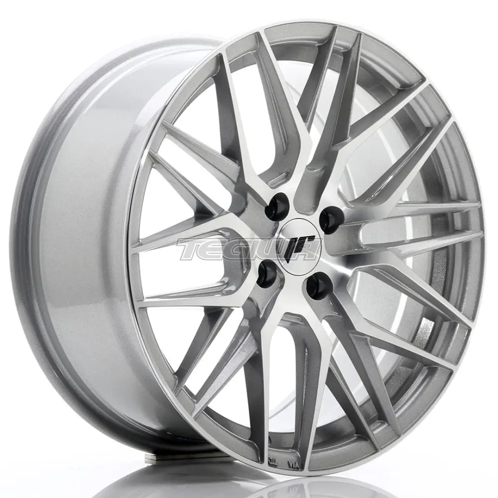 Japan Racing Jr28 Alloy Wheel 17X8 Et40 4X100 Silver Machined Face Wheels