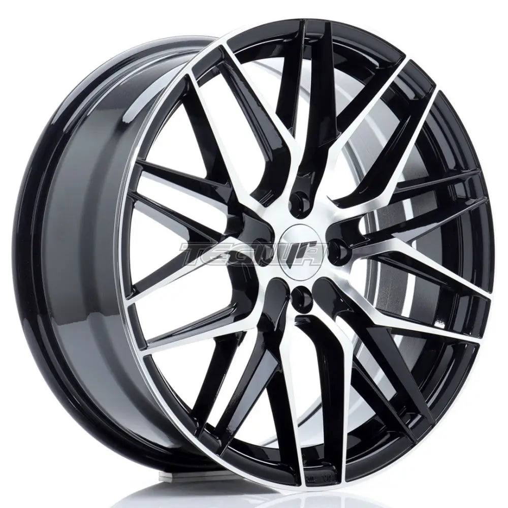 Japan Racing Jr28 Alloy Wheel 18X7.5 Et40 4X100 Gloss Black Machined Face Wheels