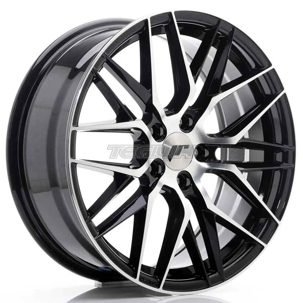 Japan Racing Jr28 Alloy Wheel 18X7.5 Et40 5X112 Gloss Black Machined Face Wheels