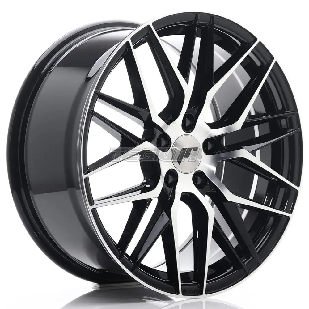 Japan Racing Jr28 Alloy Wheel 18X8.5 Et40 5X112 Gloss Black Machined Face Wheels