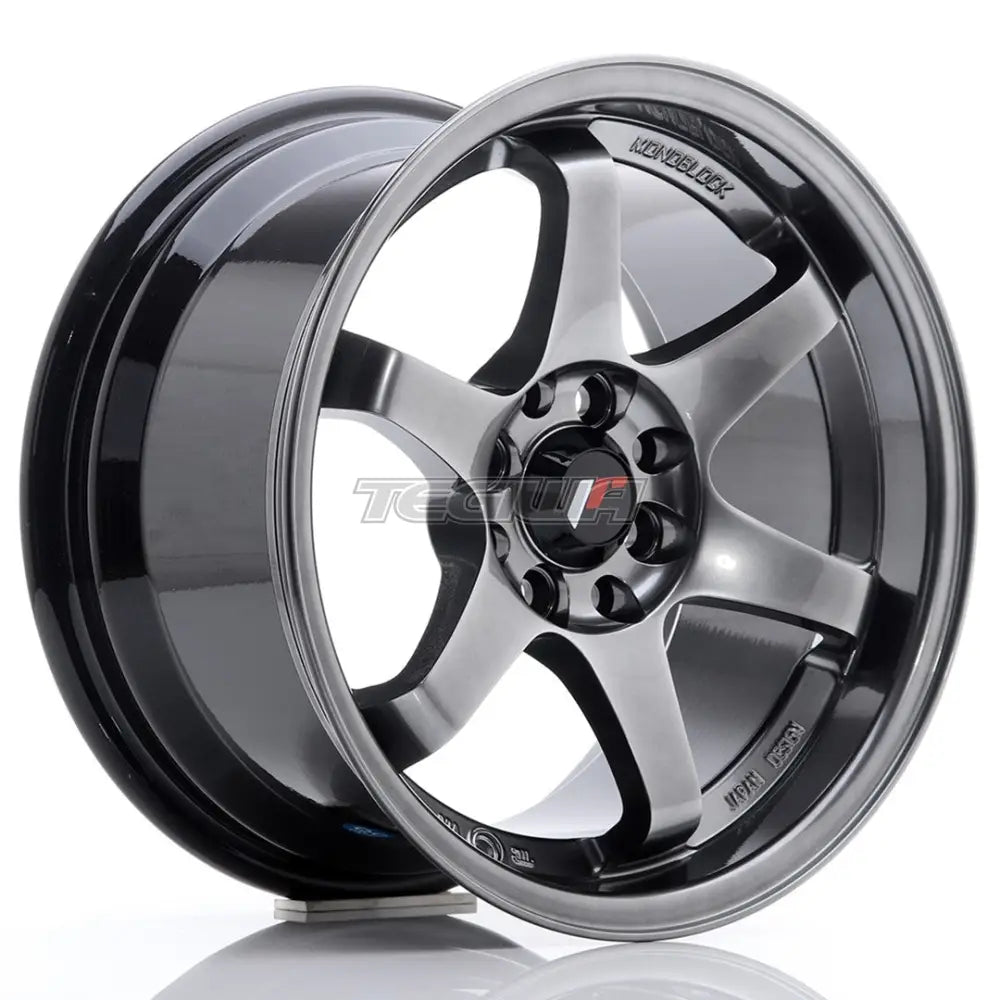 Japan Racing Jr3 Alloy Wheel 15X8 Et25 4X100/108 Hyper Black Wheels