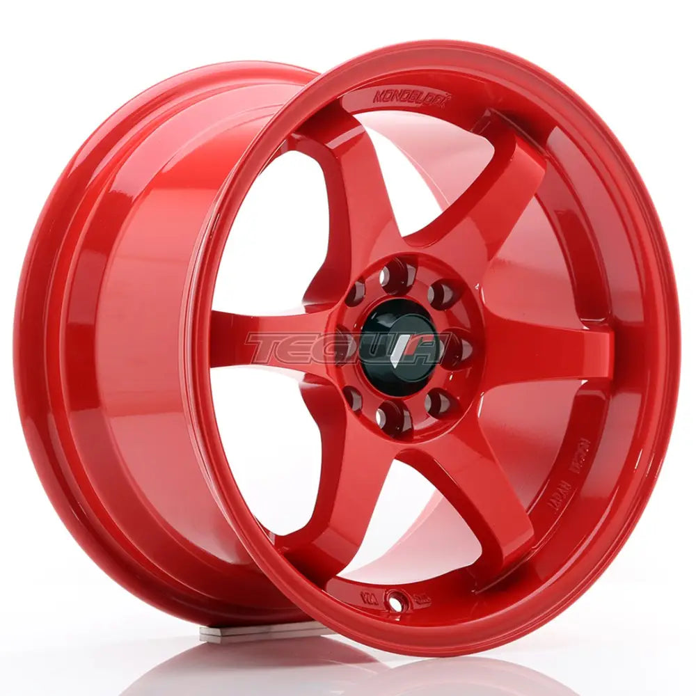 Japan Racing Jr3 Alloy Wheel 15X8 Et25 4X100/108 Red Wheels