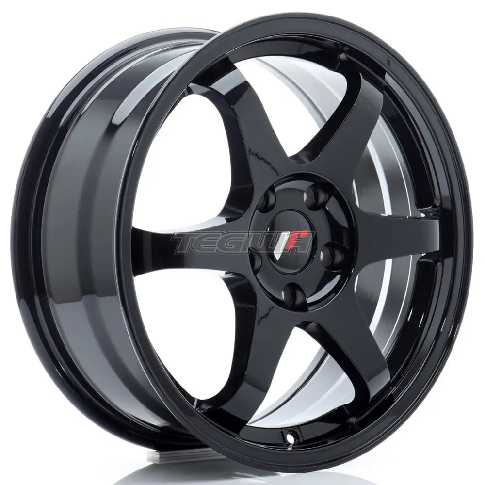 Japan Racing Jr3 Alloy Wheel 17X7 Et40 4X100 Gloss Black Wheels