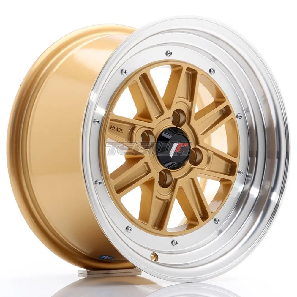 Japan Racing Jr31 Alloy Wheel 15X7.5 Et20 4X100 Gold With Machined Lip Wheels