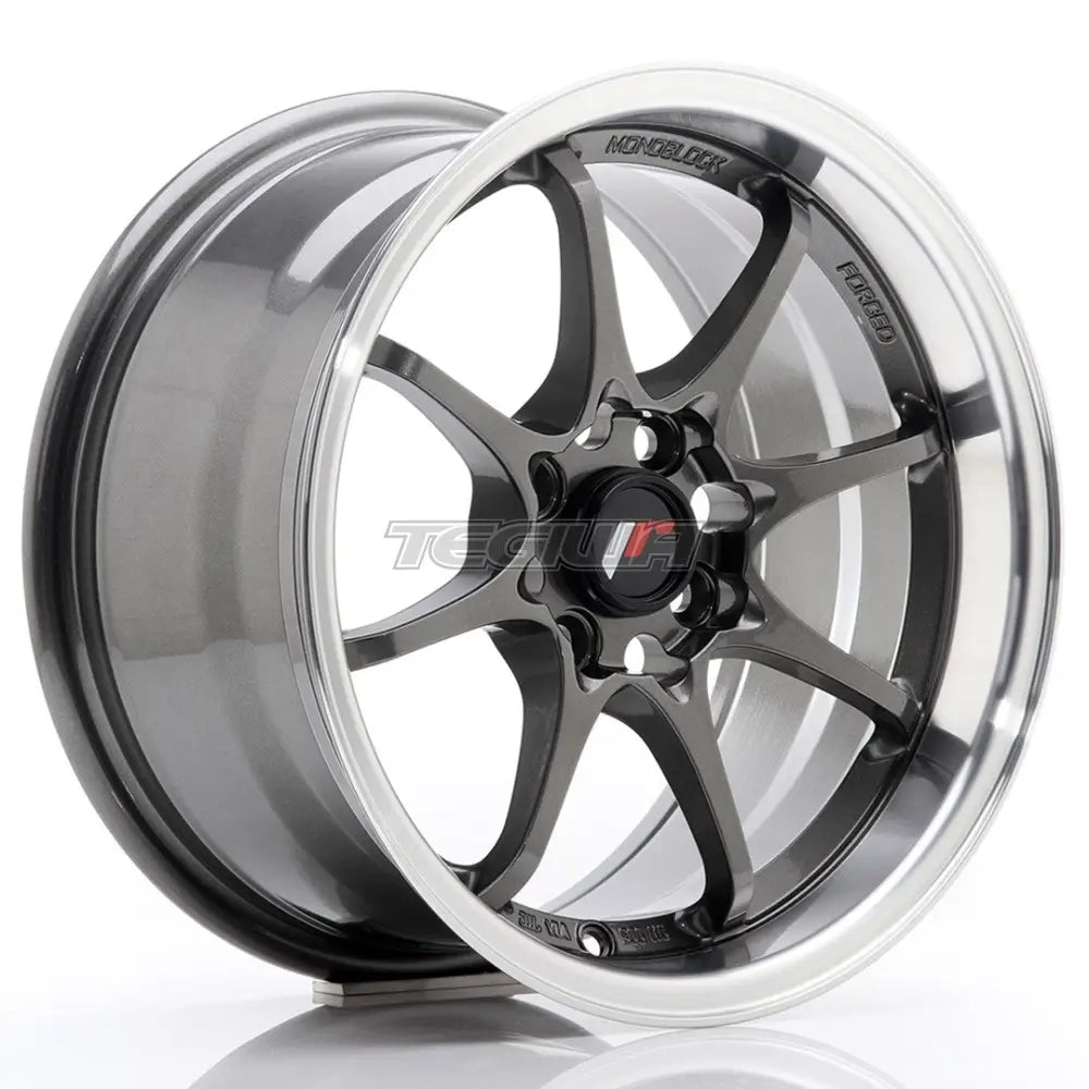 Japan Racing Jr5 Alloy Wheel 15X8 Et28 4X100 Gun Metal With Machined Lip Wheels