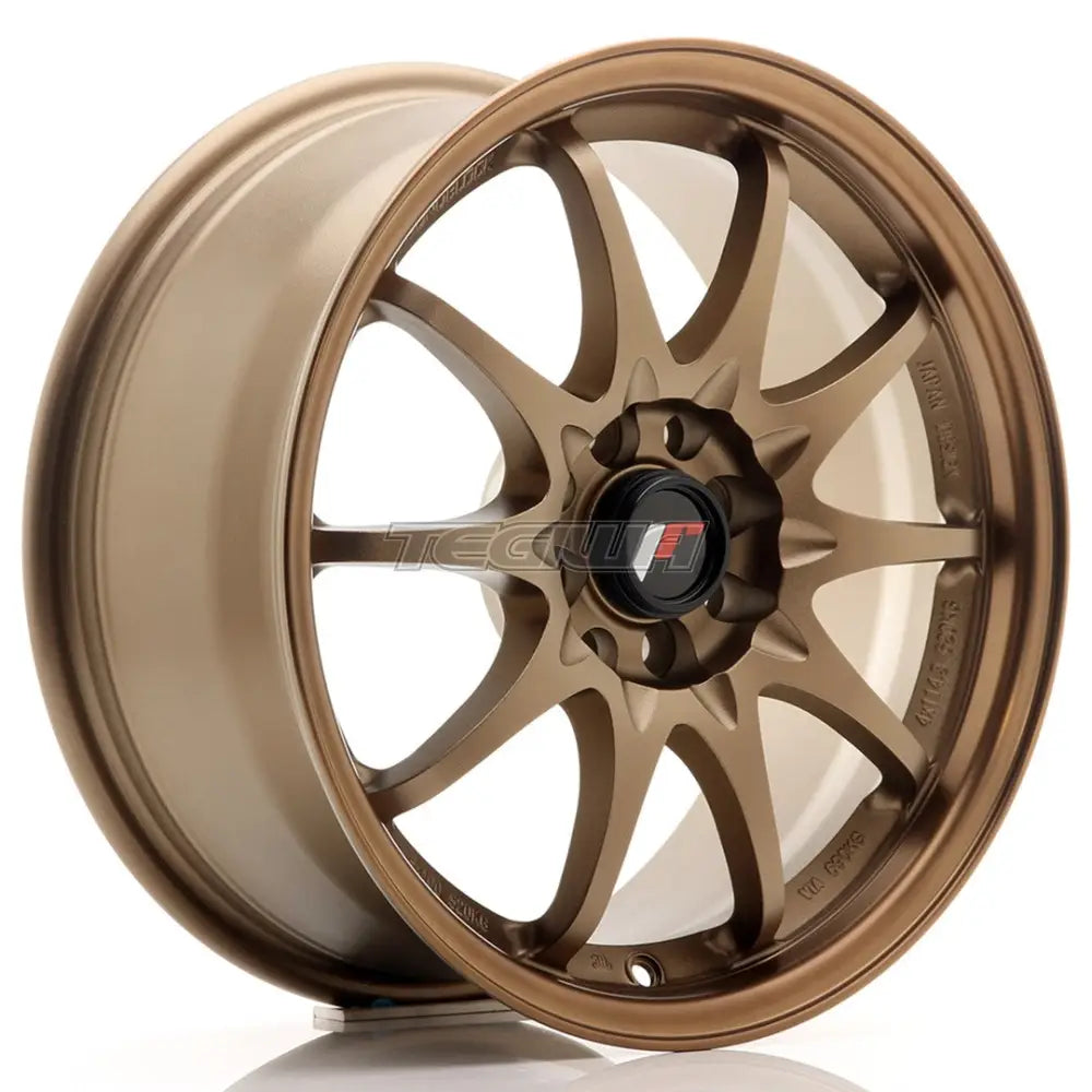 Japan Racing Jr5 Alloy Wheel 16X7 Et30 4X100/108 Dark Anodized Bronze Wheels