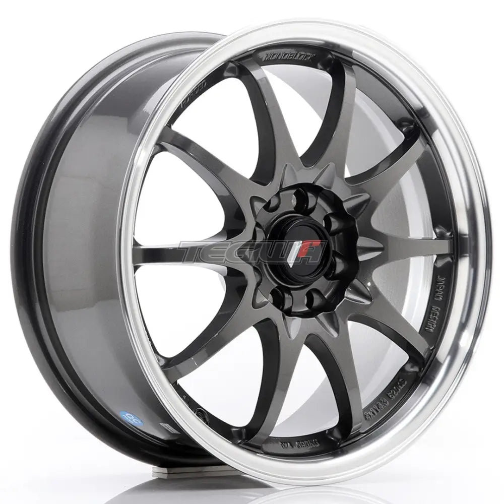 Japan Racing Jr5 Alloy Wheel 16X7 Et30 4X100/108 Gun Metal With Machined Lip Wheels