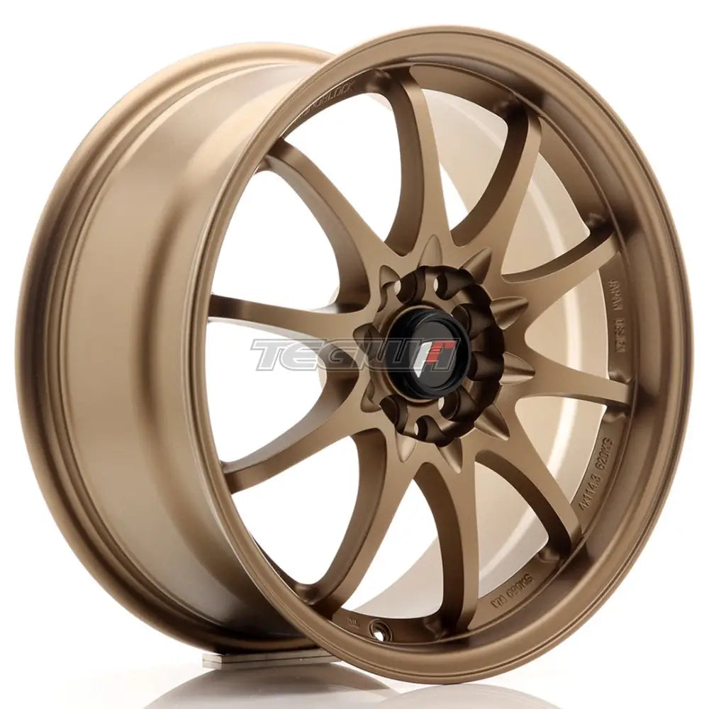 Japan Racing Jr5 Alloy Wheel 17X7.5 Et35 4X100/114.3 Dark Anodized Bronze Wheels