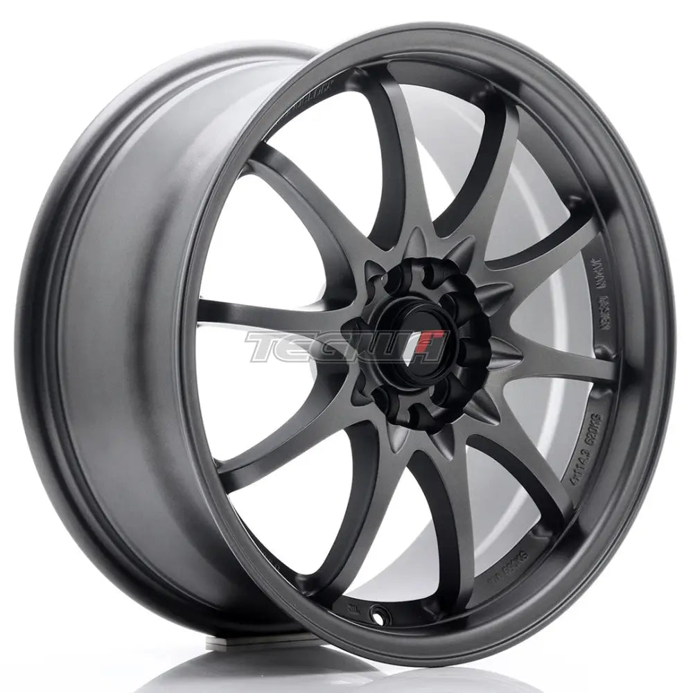 Japan Racing Jr5 Alloy Wheel 17X7.5 Et35 5X100/114.3 Matt Gun Metal Wheels