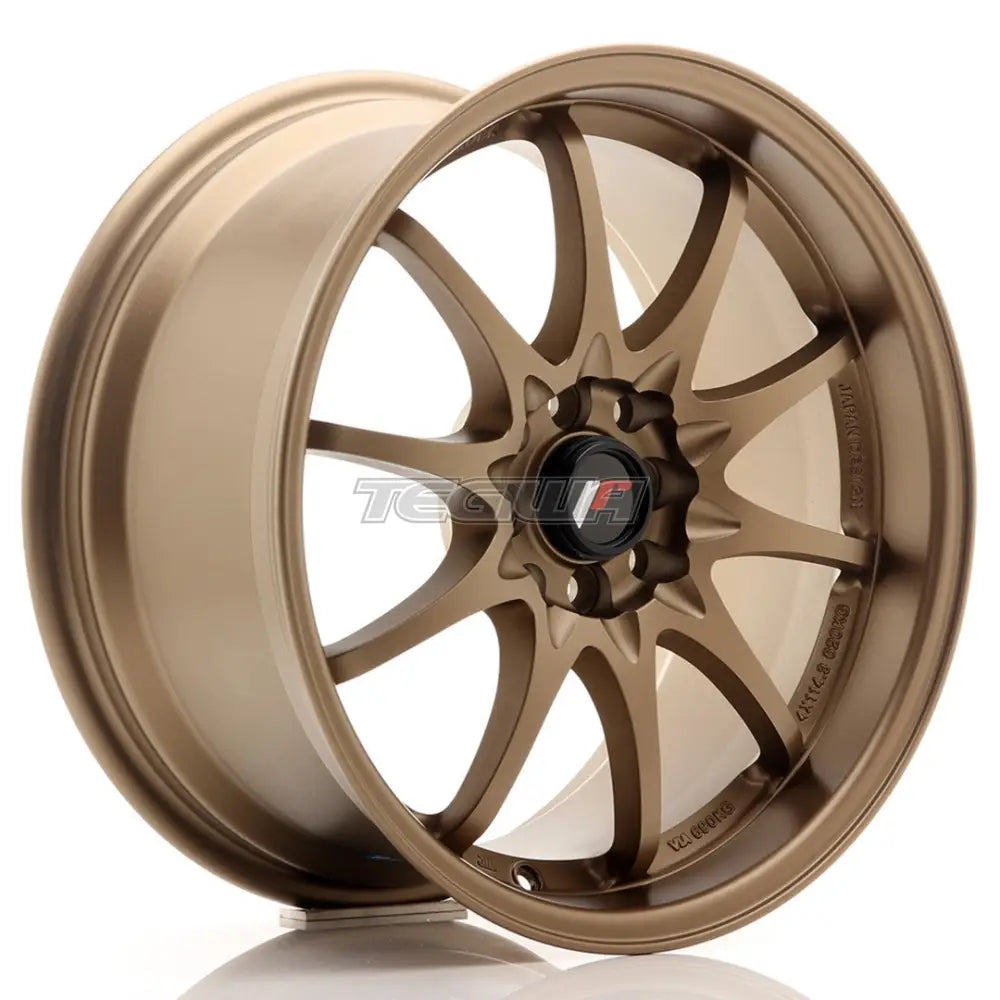 Japan Racing Jr5 Alloy Wheel 17X8.5 Et35 4X100/114.3 Dark Anodized Bronze Wheels