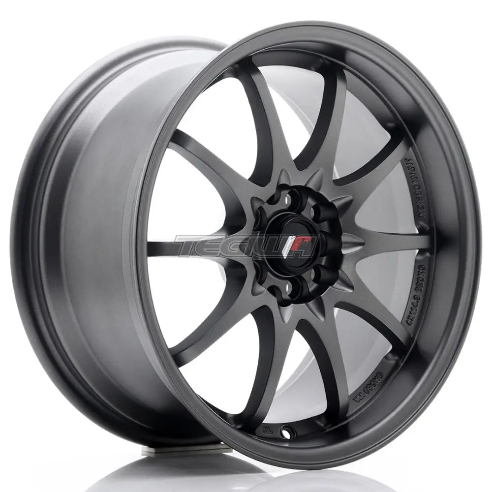 Japan Racing Jr5 Alloy Wheel 17X8.5 Et35 5X100/114.3 Matt Gun Metal Wheels