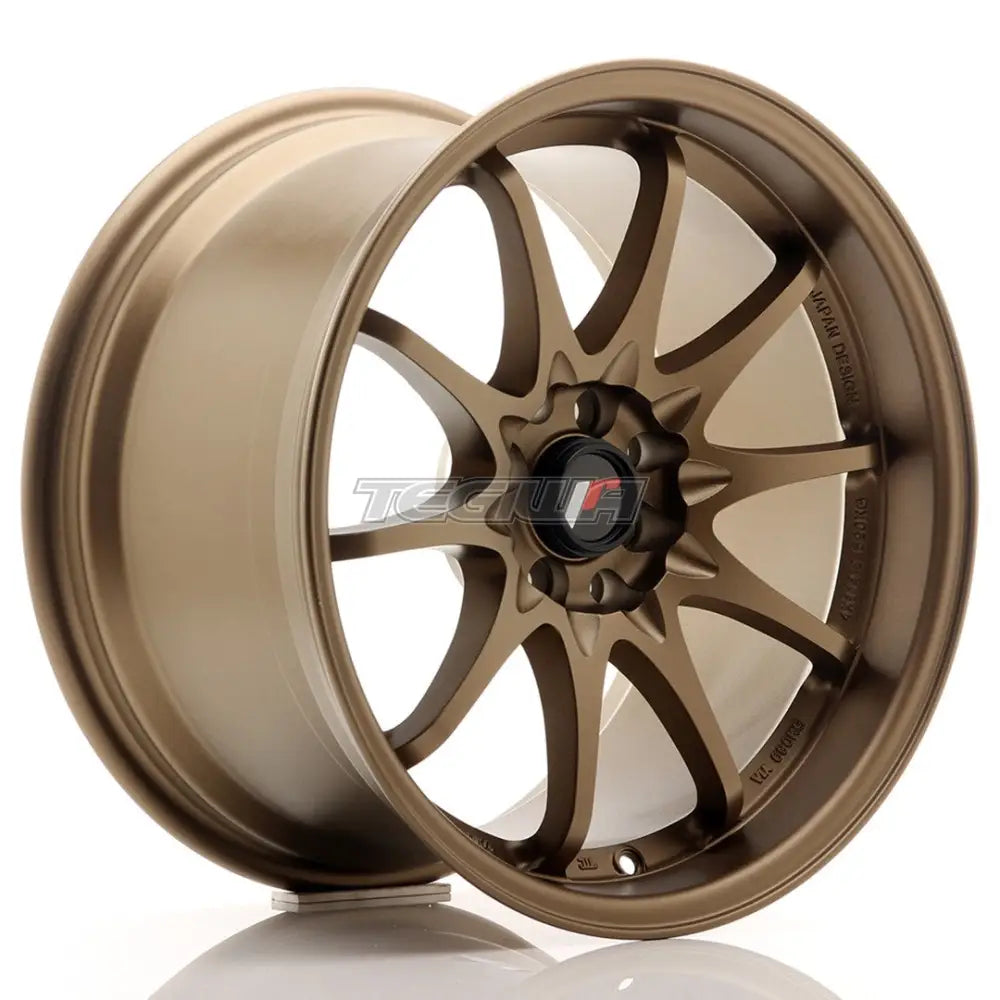 Japan Racing Jr5 Alloy Wheel 17X9.5 Et25 4X100/114.3 Dark Anodized Bronze Wheels