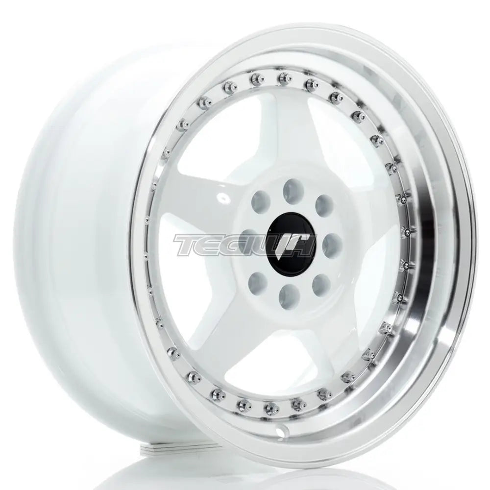 Japan Racing Jr6 Alloy Wheel 15X7 Et25 4X100/108 White With Machined Lip Wheels