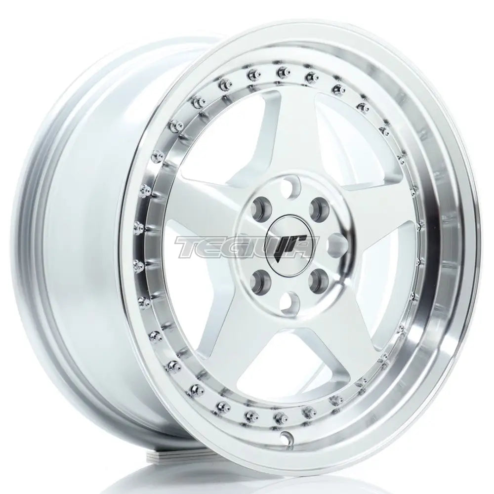 Japan Racing Jr6 Alloy Wheel 16X7 Et35 4X100 Silver Machined Face Wheels