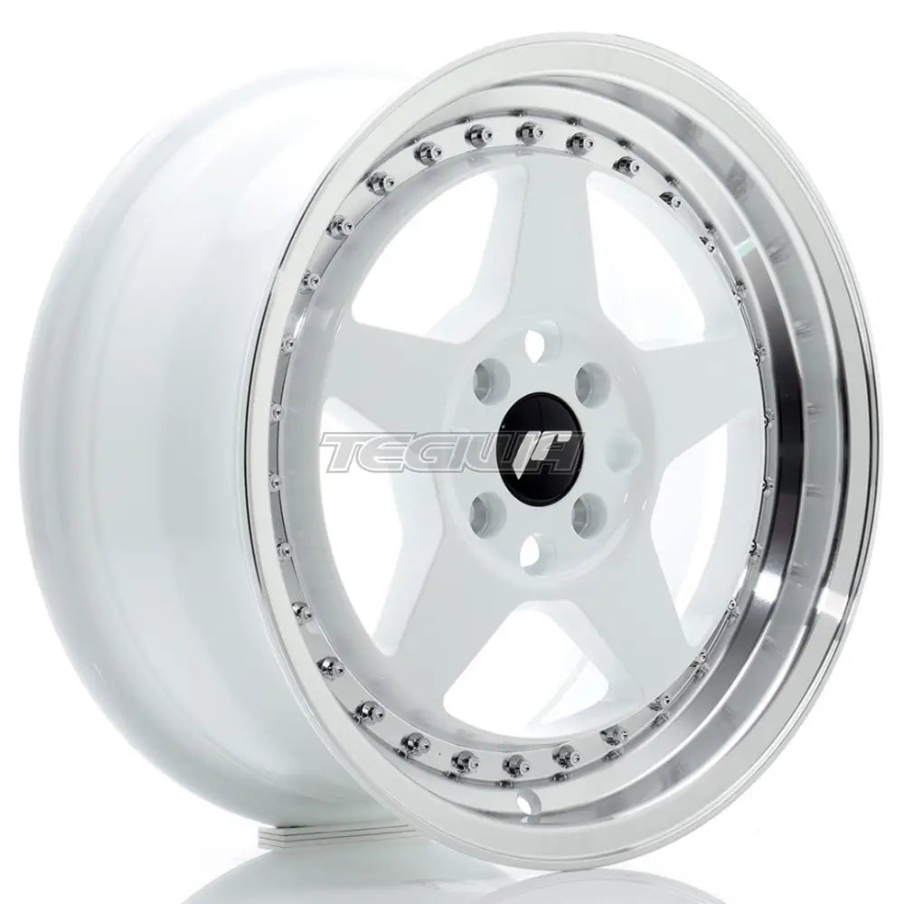 Japan Racing Jr6 Alloy Wheel 16X7 Et35 4X100 White With Machined Lip Wheels