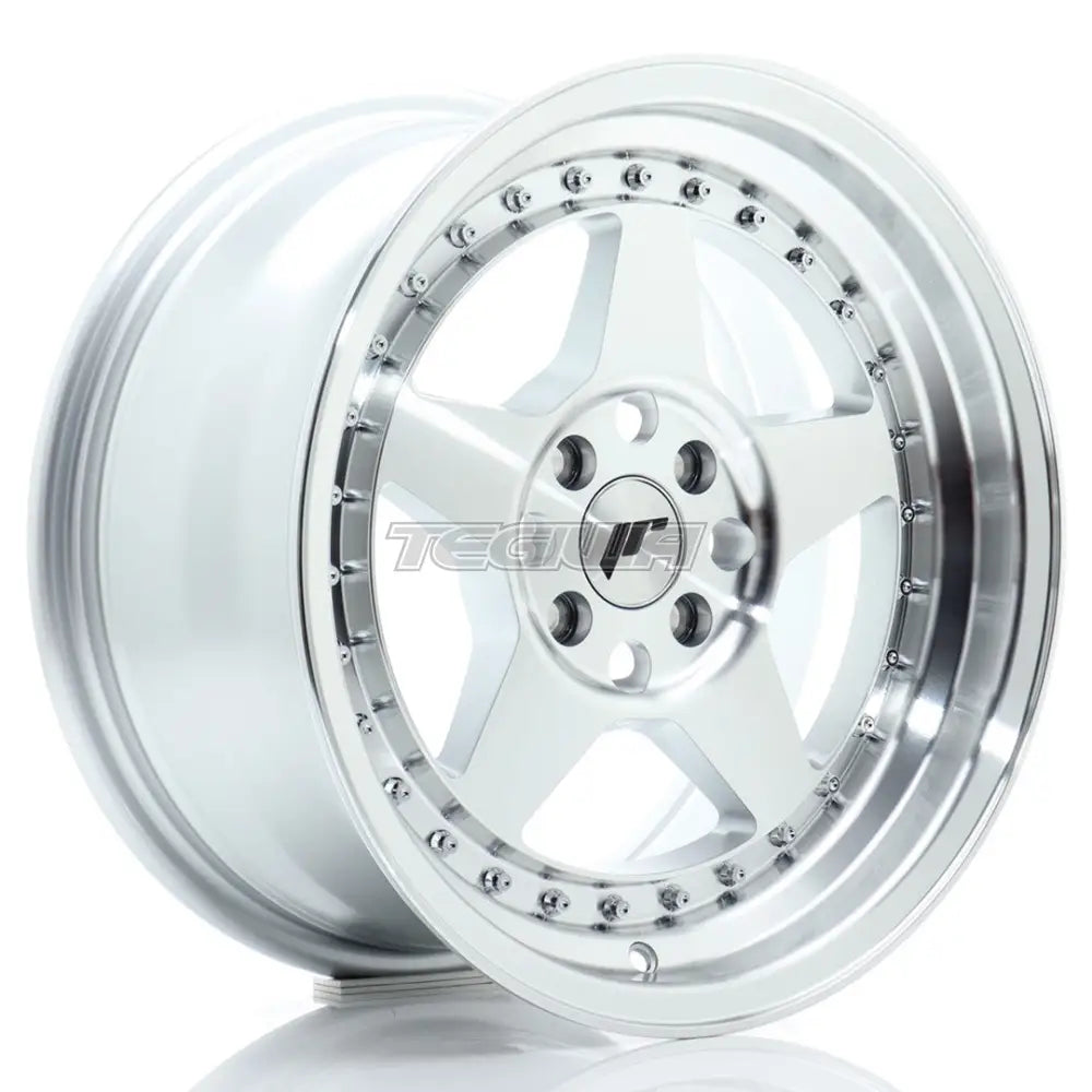 Japan Racing Jr6 Alloy Wheel 16X8 Et30 4X100 Silver Machined Face Wheels