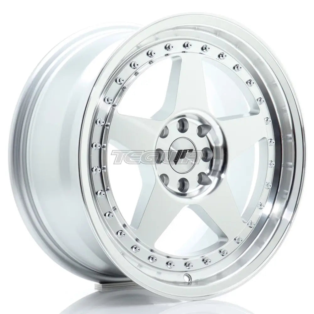 Japan Racing Jr6 Alloy Wheel 17X8 Et35 4X100/114 Silver Machined Face Wheels