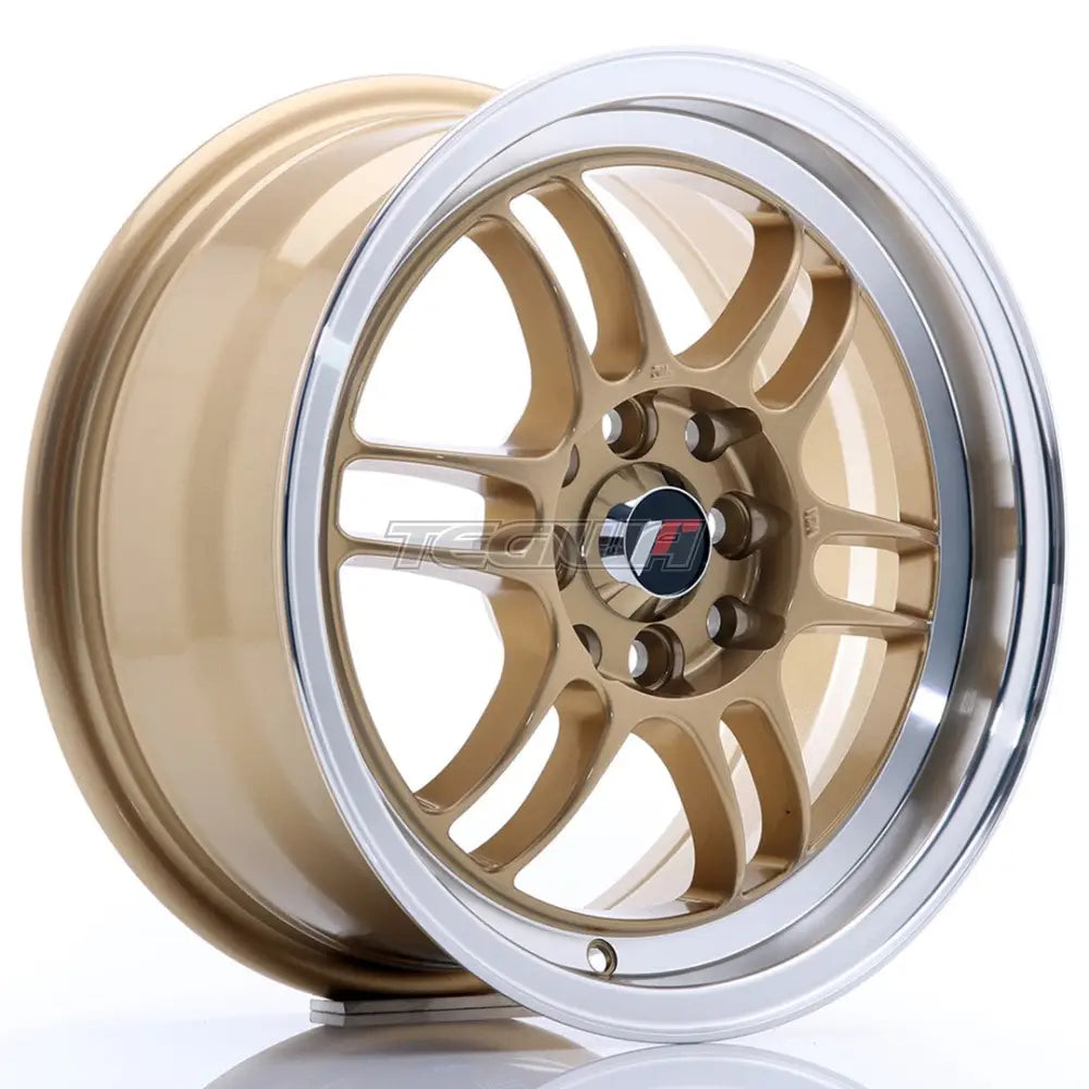 Japan Racing Jr7 Alloy Wheel 15X7 Et38 4X100/114 Gold With Machined Lip Wheels