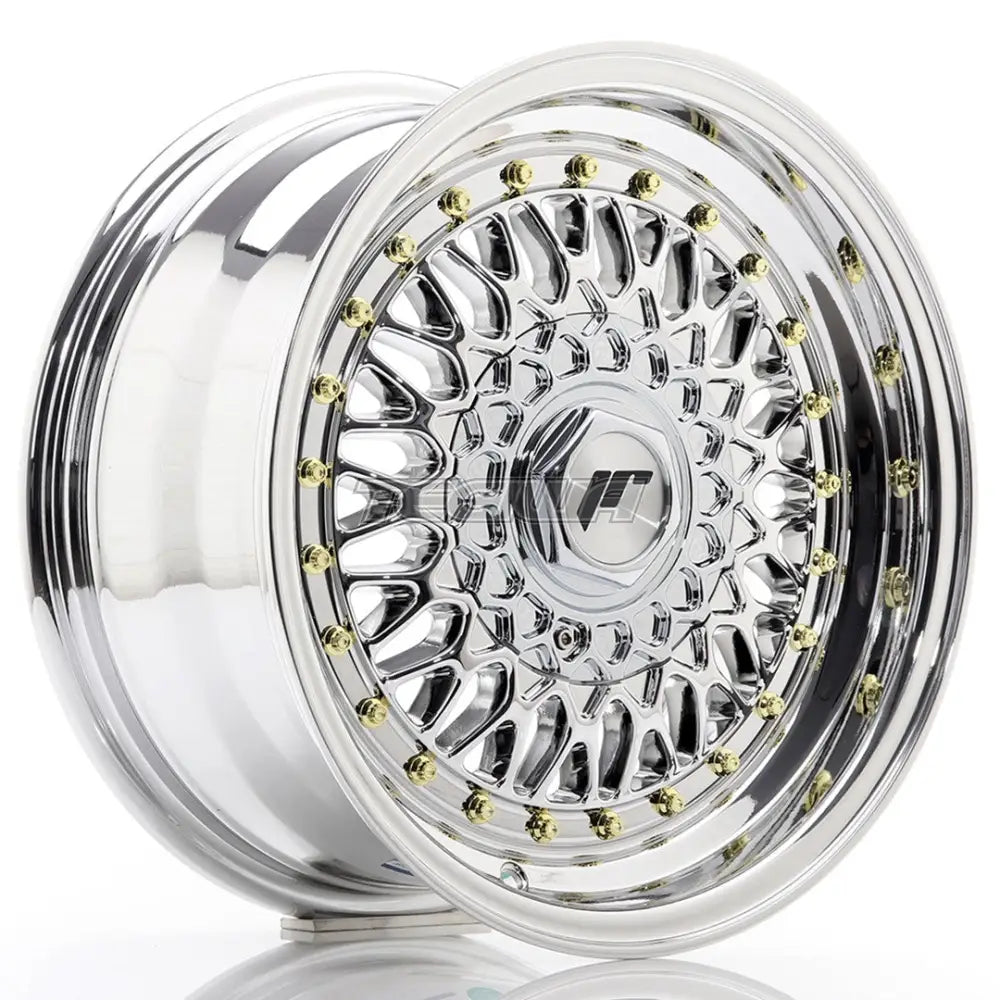 Japan Racing Jr9 Alloy Wheel 15X7 Et20 4X100/108 Chrome Wheels