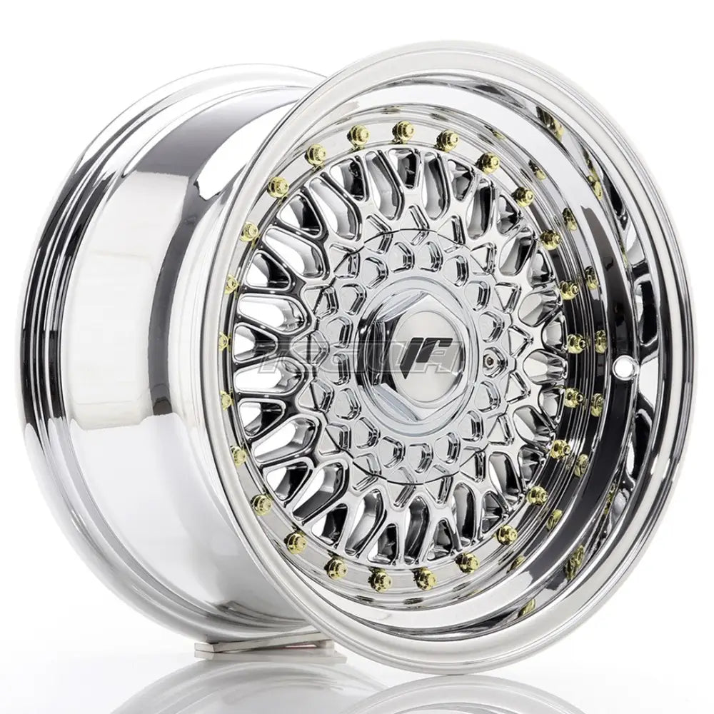 Japan Racing Jr9 Alloy Wheel 15X8 Et20 4X100/108 Chrome Wheels