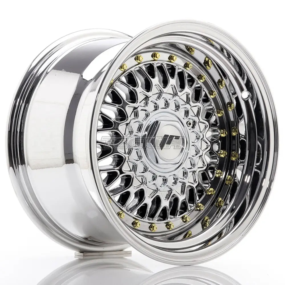 Japan Racing Jr9 Alloy Wheel 15X9 Et10 4X100/108 Chrome Wheels