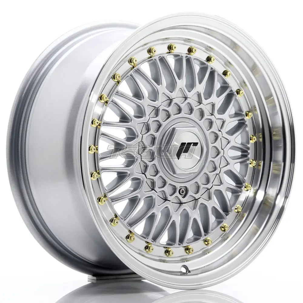 Japan Racing Jr9 Alloy Wheel 16X7.5 Et25 4X100/108 Silver With Machined Lip Wheels