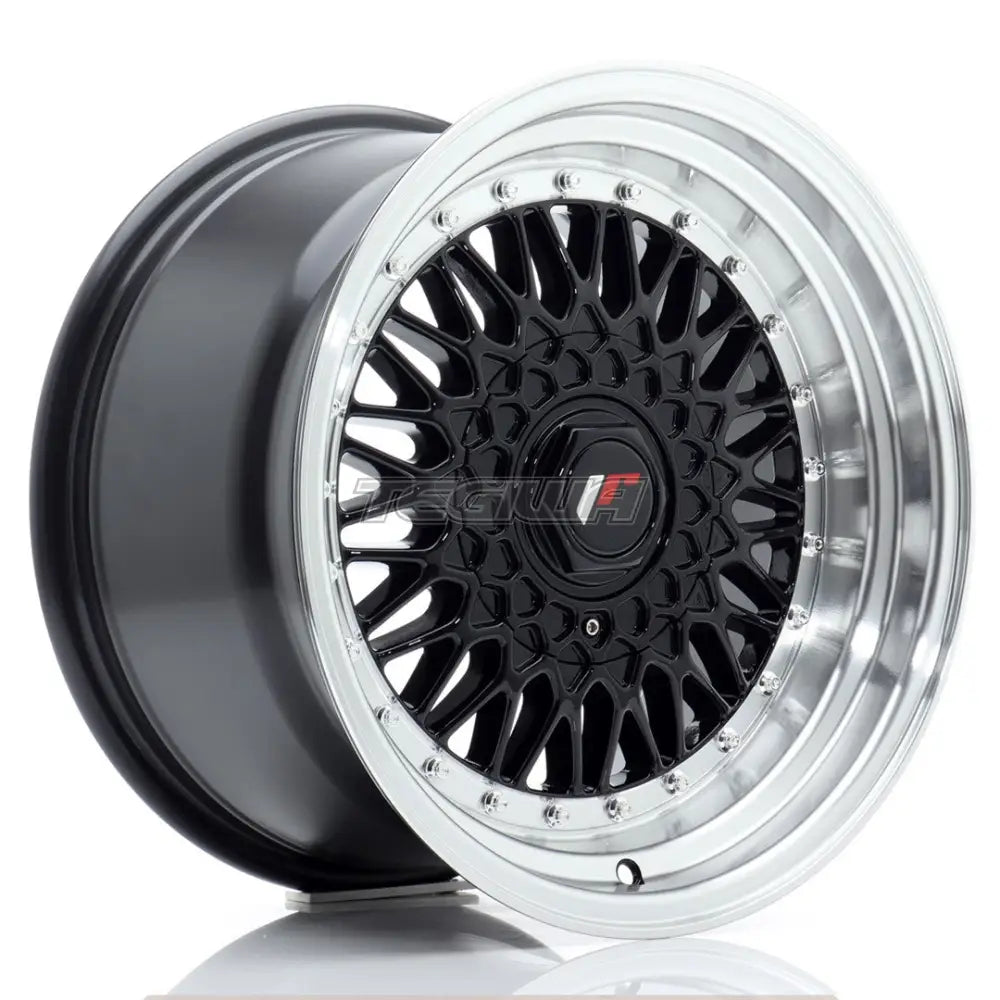 Japan Racing Jr9 Alloy Wheel 16X9 Et20 4X100/108 Gloss Black With Machined Lip Wheels