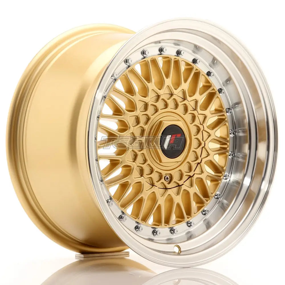 Japan Racing Jr9 Alloy Wheel 16X9 Et20 4X100/108 Gold With Machined Lip Wheels