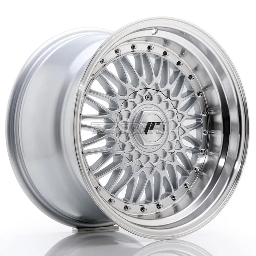 Japan Racing Jr9 Alloy Wheel 17X10 Et20 5X112/120 Silver With Machined Lip And Rivets Wheels