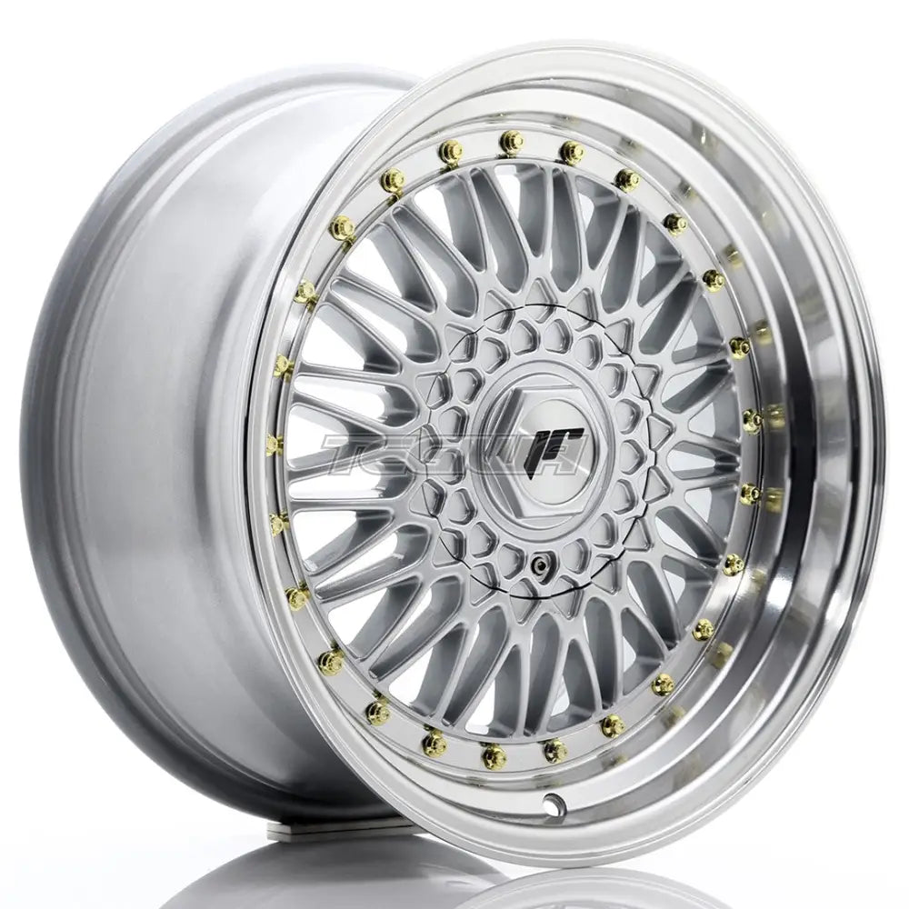 Japan Racing Jr9 Alloy Wheel 17X8.5 Et20 4X100/114 Silver With Machined Lip Wheels