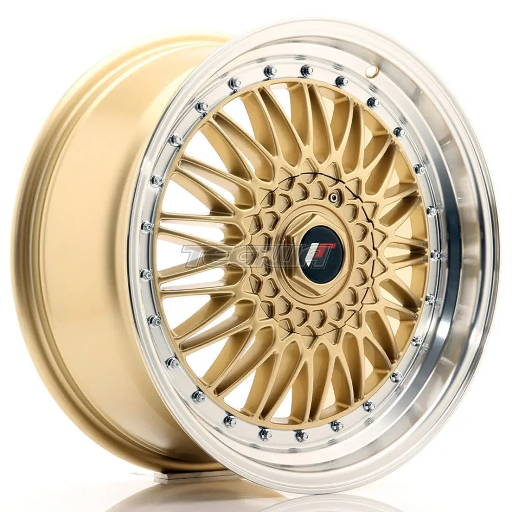 Japan Racing Jr9 Alloy Wheel 18X8 Et35 5X100/120 Gold With Machined Lip Wheels