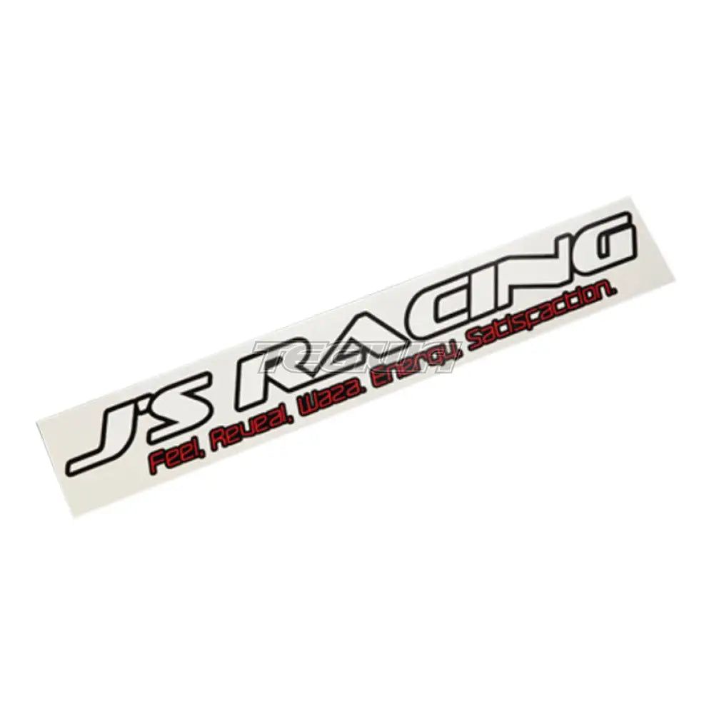 J's Racing 14 Sticker White